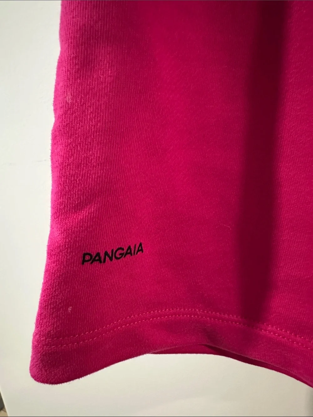 Pangaia Magenta shorts